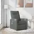 vidaXL Massagesessel verstellbar, Stoff, dunkelgrau (4104845)