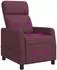 vidaXL Massage-Relaxsessel, Stoff, lila (42035108)
