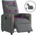 vidaXL Massagesessel elektrisch, dunkelgrau, Stoff (3324086)