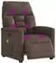 vidaXL Massagesessel Elektrisch Braun Mikrofasergewebe (3303079)