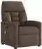 vidaXL Massagesessel Elektrisch Braun Mikrofasergewebe (3303079)