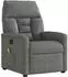 vidaXL Massagesessel dunkelgrau Mikrofasergewebe (4015572)
