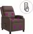vidaXL Massage-Relaxsessel braun Kunstleder (42034863)