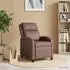 vidaXL Massage-Relaxsessel braun Kunstleder (42034863)