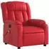 vidaXL Massagesessel Elektrisch Rot Kunstleder (3205262)
