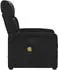 vidaXL Massagesessel Schwarz Mikrofasergewebe (4015573)