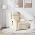 vidaXL Massagesessel Creme Stoff (373557)
