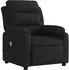vidaXL Massage-Relaxsessel schwarzer Stoff (3205725)