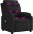 vidaXL Massage-Relaxsessel schwarzer Stoff (3205725)