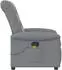 vidaXL Massagesessel Hellgrau Stoff (4015626)