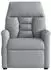 vidaXL Massagesessel Hellgrau Stoff (4015552)