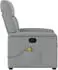 vidaXL Massagesessel Hellgrau Stoff (4015552)
