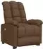 vidaXL Massagesessel Braun Stoff (289810)