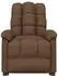 vidaXL Massagesessel Braun Stoff (289810)