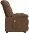 vidaXL Massagesessel Braun Stoff (289810)