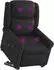 vidaXL Massagesessel mit Aufstehhilfe, elektrisch, glänzend schwarz (3303424)