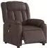 vidaXL Massagesessel elektrisch, braun, Kunstleder (3205259)