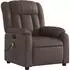 vidaXL Massagesessel elektrisch, braun, Kunstleder (3205259)
