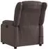 vidaXL Massagesessel elektrisch, braun, Kunstleder (3205259)