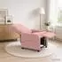 vidaXL Massage-Relaxsessel rosa Bouclé
