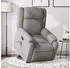 vidaXL Massagesessel mit Aufstehhilfe Taupe Stoff (3205222)