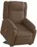 vidaXL Massagesessel mit Aufstehhilfe Braun Stoff (3205218)