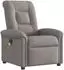 vidaXL Massagesessel Taupe Stoff (4015633)