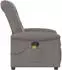 vidaXL Massagesessel Taupe Stoff (4015633)