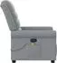 vidaXL Massagesessel Hellgrau Stoff (4015646)
