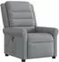 vidaXL Massagesessel Hellgrau Stoff (4015646)