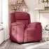vidaXL Massagesessel Weinrot Stoff (4015713)