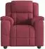 vidaXL Massagesessel Weinrot Stoff (4015713)