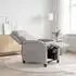 vidaXL Massage-Relaxsessel wolkengrau, Stoff