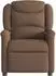 vidaXL Massagesessel Braun Stoff (4015610)