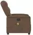 vidaXL Massagesessel Braun Stoff (4015610)
