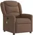 vidaXL Massagesessel Braun Stoff (4015610)