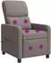 vidaXL Massage-Relaxsessel taupe