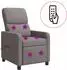 vidaXL Massage-Relaxsessel taupe