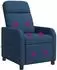 vidaXL Massage-Relaxsessel Stoff, blau (42034947)