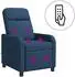 vidaXL Massage-Relaxsessel Stoff, blau (42034947)