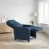 vidaXL Massage-Relaxsessel Stoff, blau (42034947)