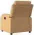 vidaXL Massagesessel Elektrisch Braun Samt (3205089)
