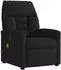 vidaXL Massagesessel Schwarz Stoff (4015554)