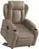 vidaXL Massagesessel mit Aufstehhilfe, cappuccino, Kunstleder (3204557)