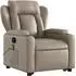 vidaXL Massagesessel mit Aufstehhilfe, cappuccino, Kunstleder (3204557)