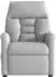 vidaXL Massagesessel, verstellbar, wolkengrau, Stoff (4015561)