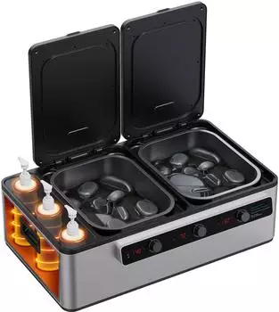 Promafit Hot Stone W&auml;rmeger&auml;t 2-in-1, digitales Display (HSH12)
