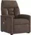 vidaXL Massagesessel Aufstehhilfe Elektrisch Braun Mikrofasergewebe (3303107)