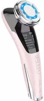 Anlan Ultraschall-Gesichtsmassageger&auml;t, rosa, 5 Modi, 3 Temperaturen (01-ADRY11-001)