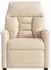 vidaXL Massagesessel beige, Mikrofasergewebe, verstellbar